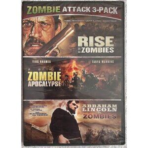 Zombie Attack 3-Pack - DVD - Rise of the Zombies, Zombie Apocalypse, Abraham Lin